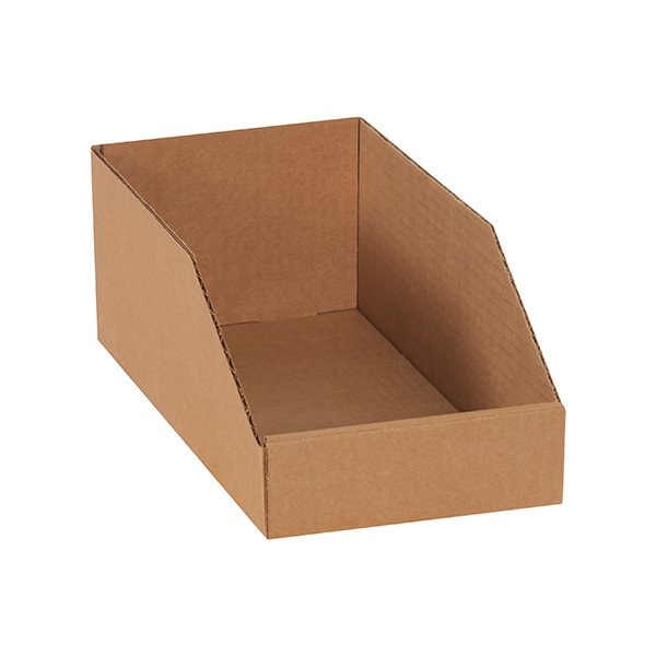 Bsc Preferred 6 x 9 x 4-1/2'' Kraft Bin Boxes, 25PK BUY00026412 - main